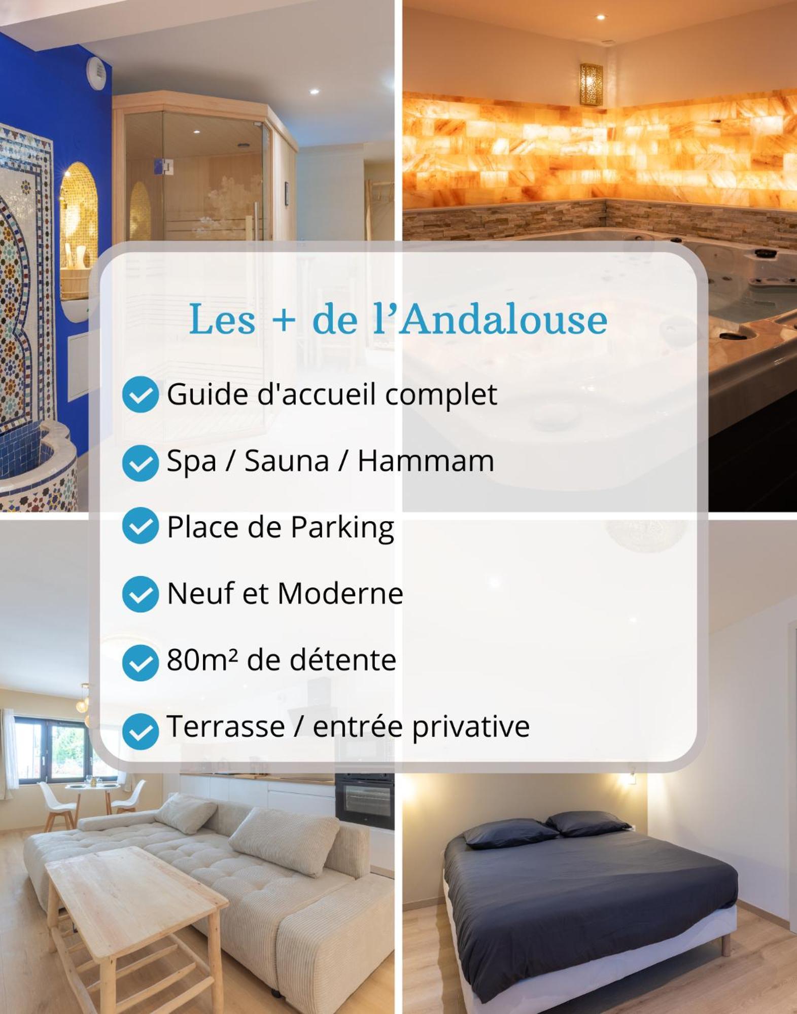 L'Andalouse & Spa Privatif - Strasbourg Mittel Mittelhausbergen Esterno foto